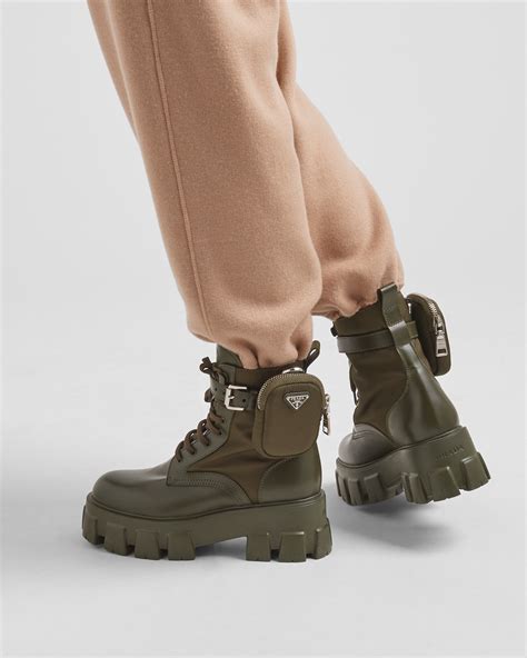 prada hiker booties|prada combat boots with pouch.